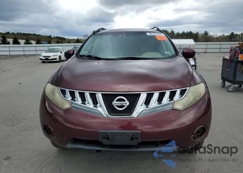 2009 Nissan Murano S z USA, uszkodzony, nr VIN JN8AZ18W89W140627